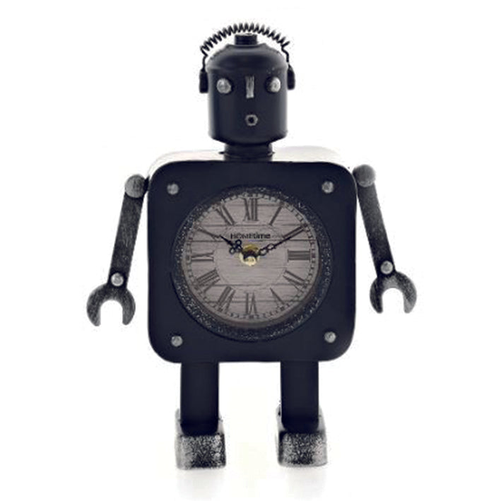 Mantel clock - Black Robot