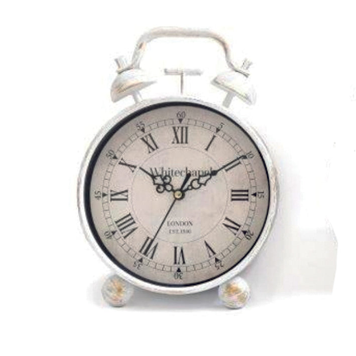 Wall or table clock -Round with ball feet, small