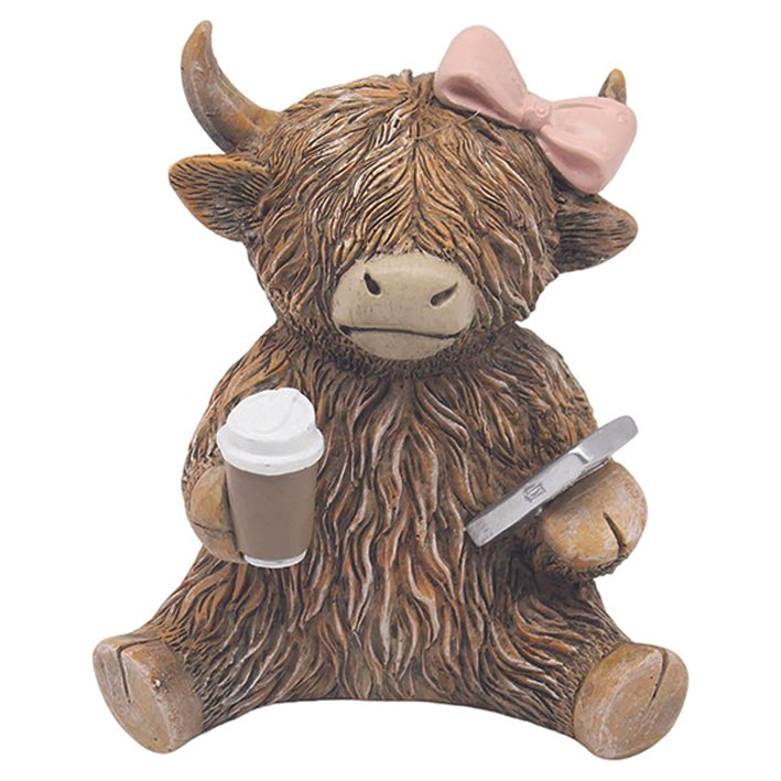 Happy Highland Cow Coffeeholic