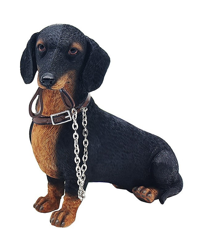 Dachshund Dog ornament With Lead