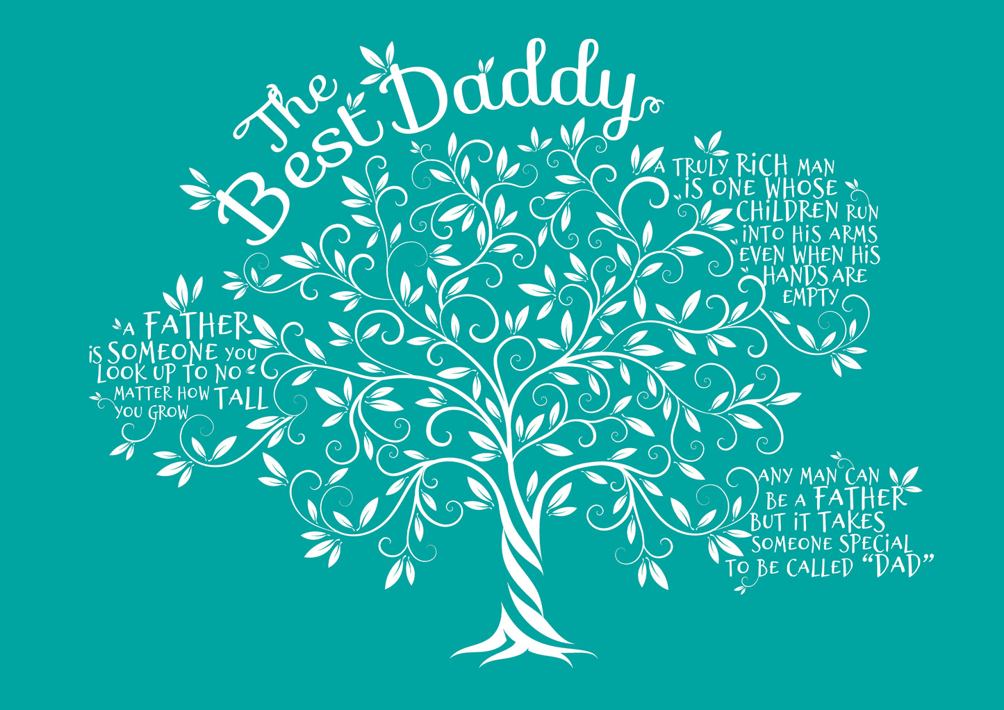 Framed Print. Tree of Life - Best Daddy