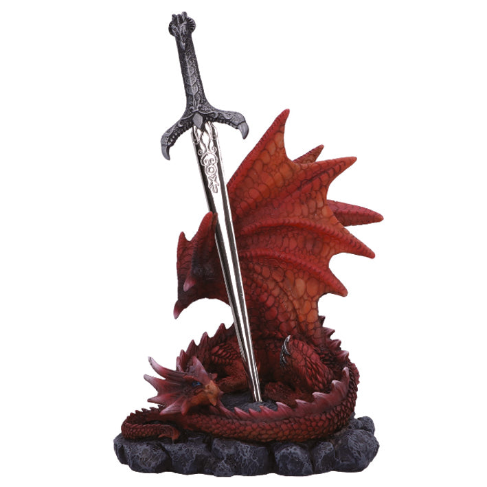 Forged in Flames Red Dragon Ornament
