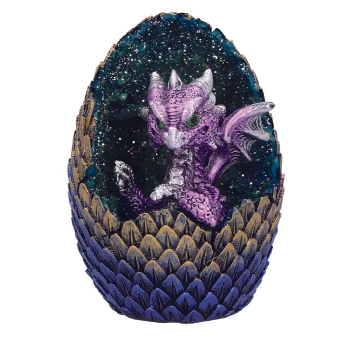 Geode Home Purple Dragon Ornament