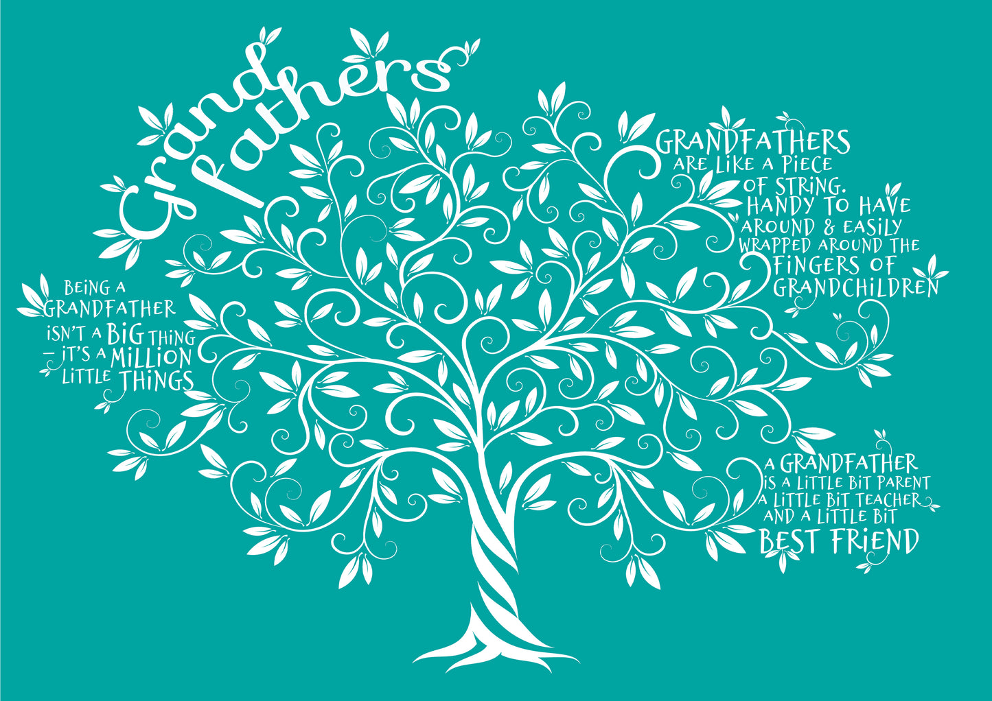 Framed Print. Tree of Life - Best Grandfather