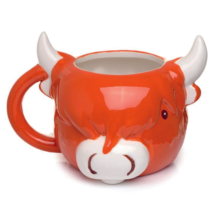 Highland Cow Head Shaped Mug