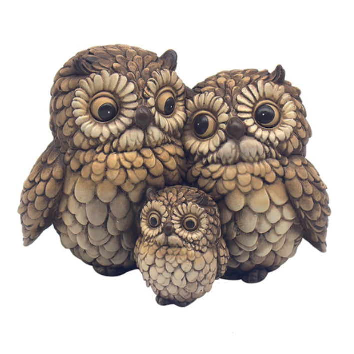 Hoo Hoo Hooters Simply Owl Couple with Baby