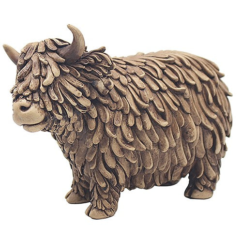 Hughie the Highland Cow, medium, standing ornament