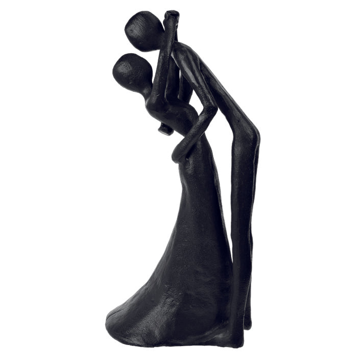 Metal Couple Kissing Ornament