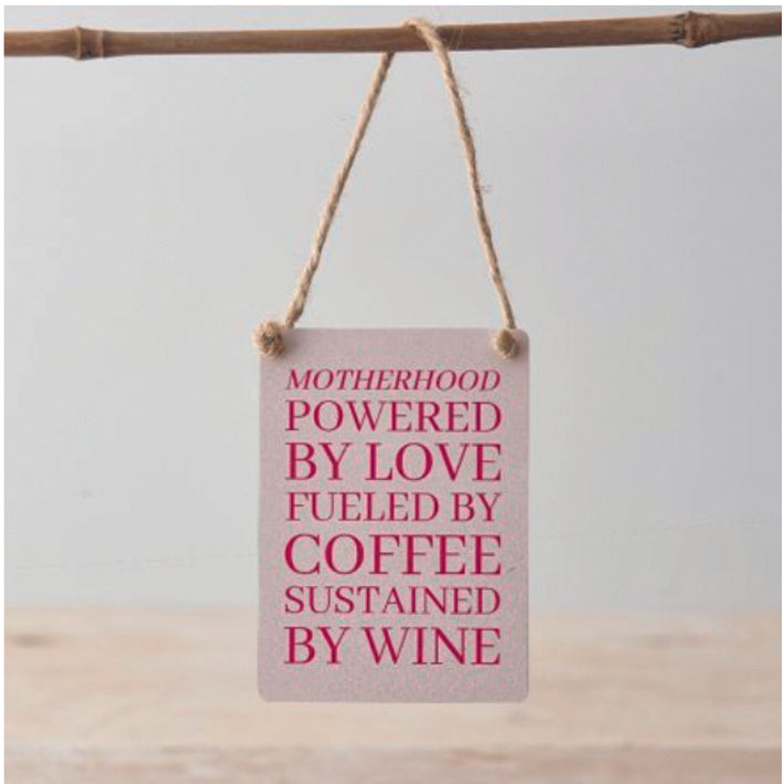 Mini metal sign - Motherhood