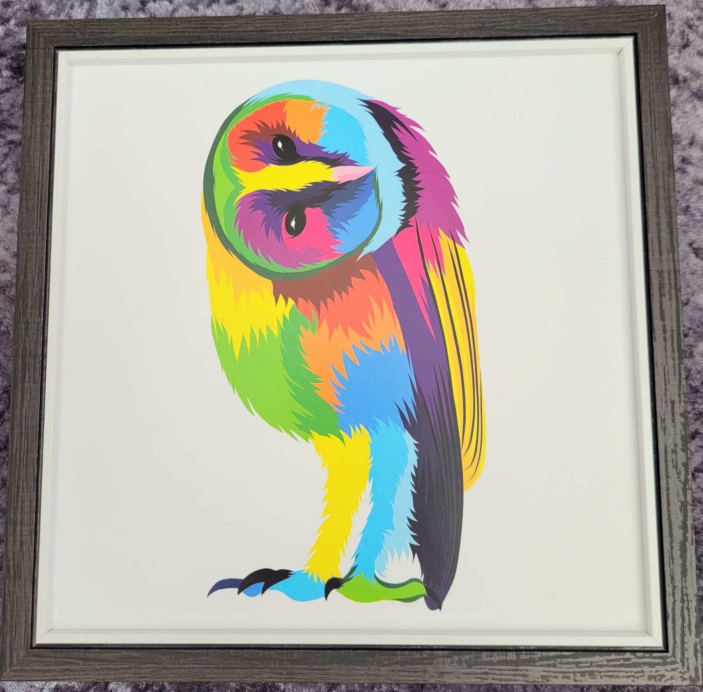 Framed Print. Bright and Beautiful Owl