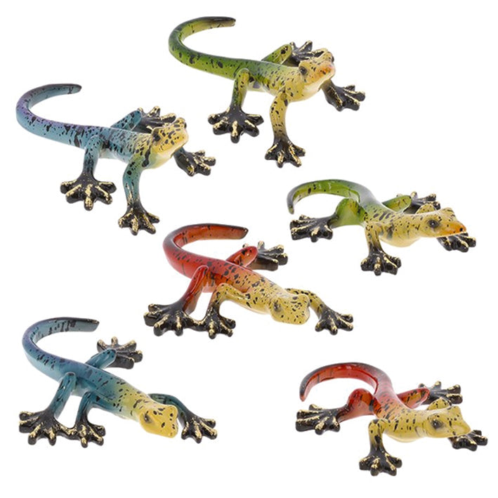 Rainbow Gecko Ornaments, small