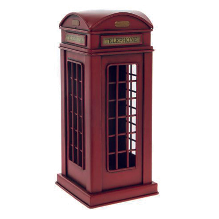 Money Box - Red Retro Telephone Box