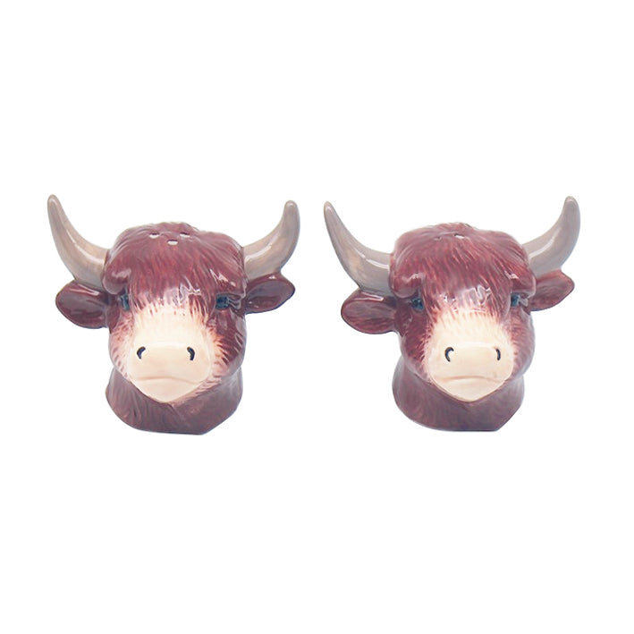 Ceramic Cows Salt and Pepper Set
