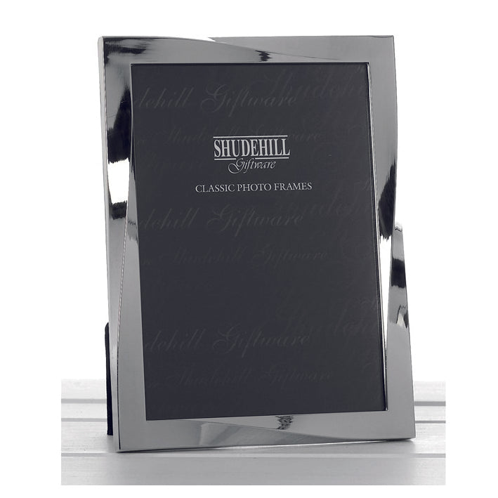 Photo Frame. Silver Twist 4x6"