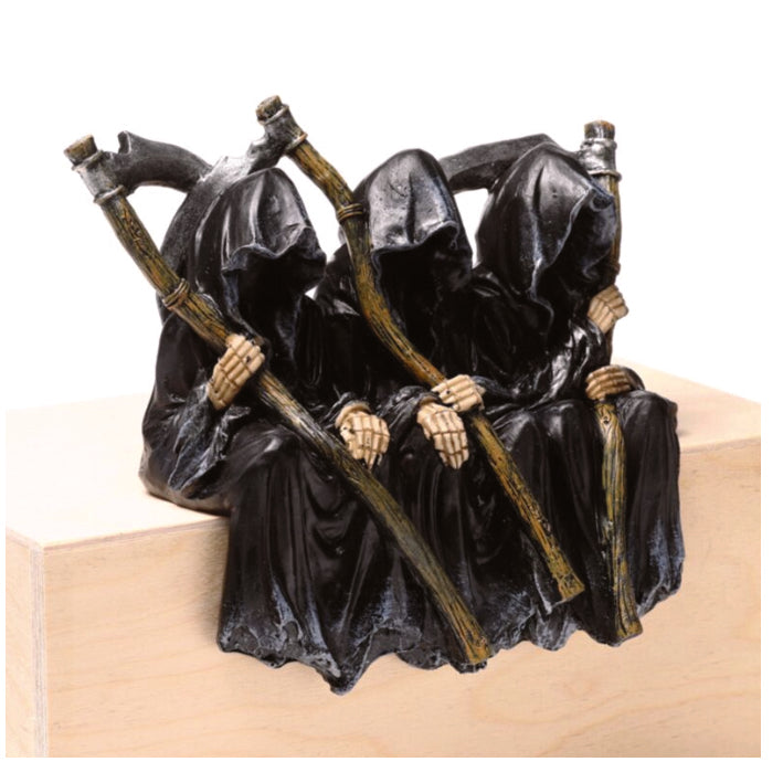 Three Grim Reapers Shelf Sitter Ornament