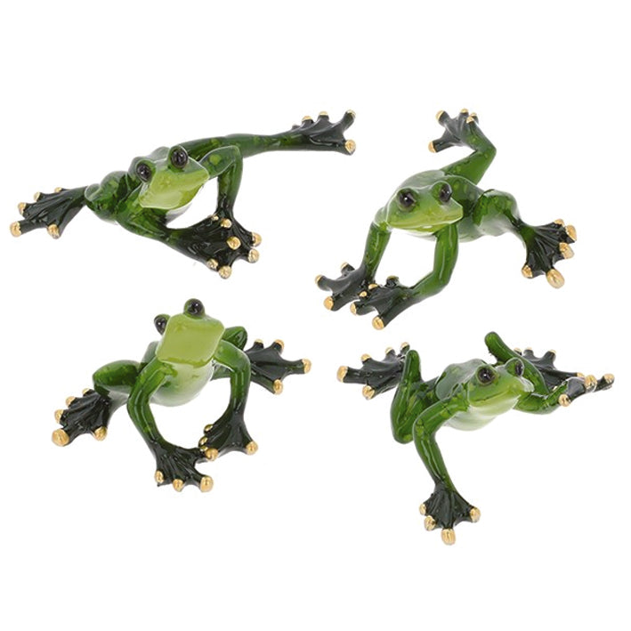 Tropical Tree Frogs Glass Ornaments