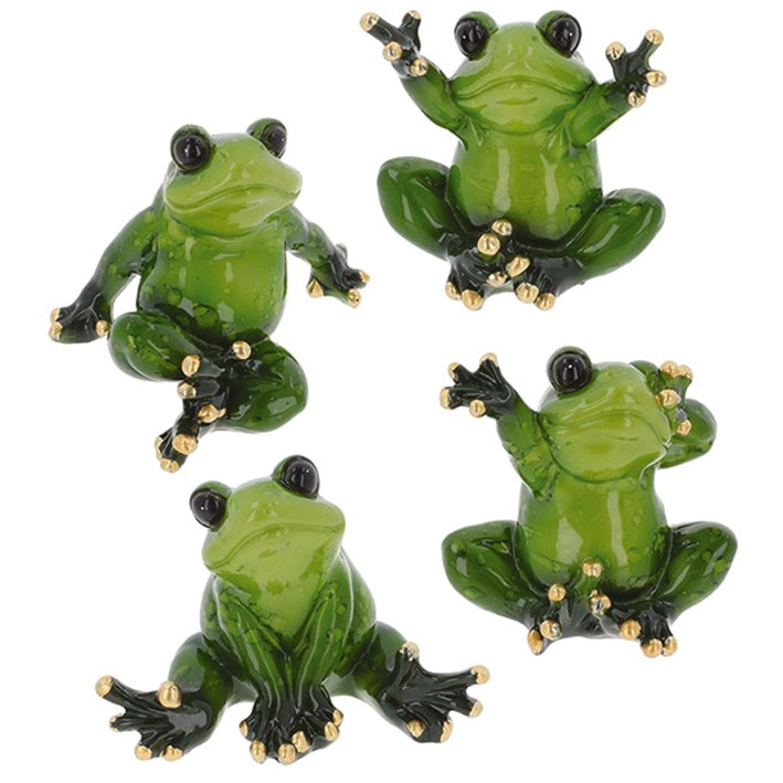 Tropical Tree Frogs Glass Ornaments