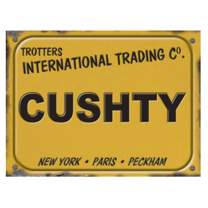 Large Metal Sign - Cushty