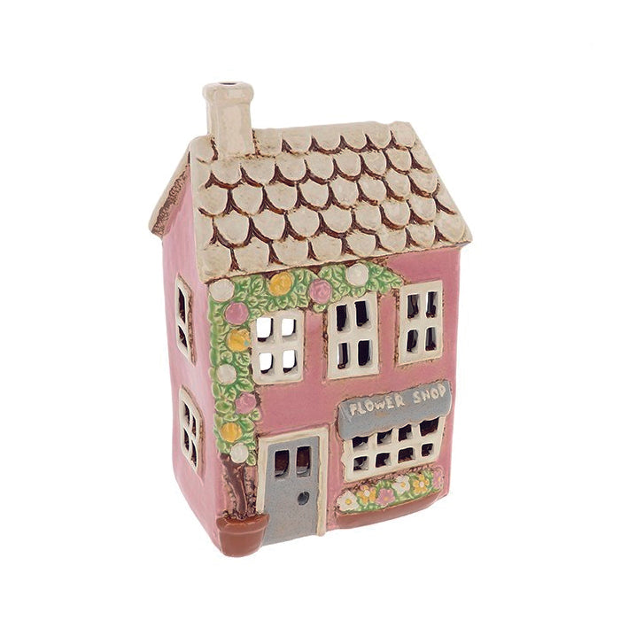Village Pottery Flower Shop Tealight Holder