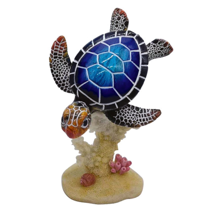 Turtle on coral Ornament