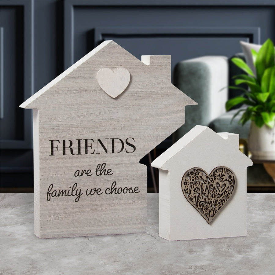 Jigsaw House Plaque. FRIENDS are the family we choose