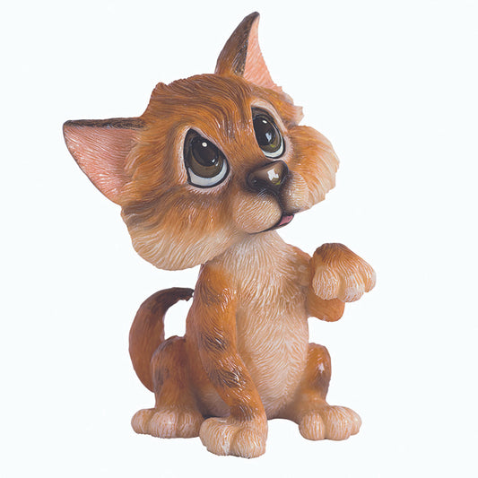 Little Paws Cat Ornament - Amber the Tabby Cat