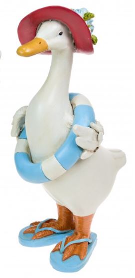 Resin seaside duck