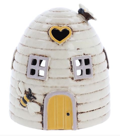 Village Pottery Beehive Dome, cream, Tealight holder