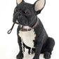 French Bulldog, black dog ornament With Lead