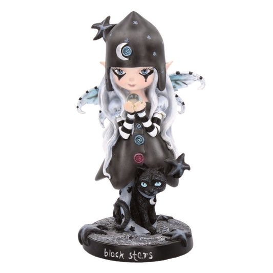 Fairy Figurine - Black Stars