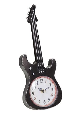 Mantle clock - Black guitar