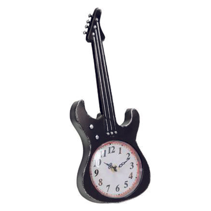 Mantel clock - Black guitar