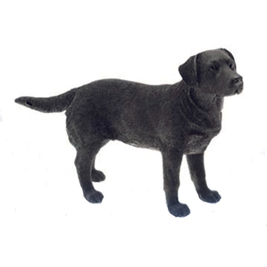 Labrador, black standing Dog Ornament