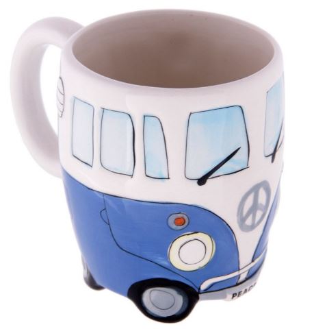 Boxed Ceramic Camper Van Shaped Mug