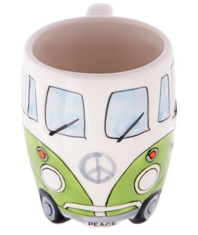 Boxed Ceramic Camper Van Shaped Mug