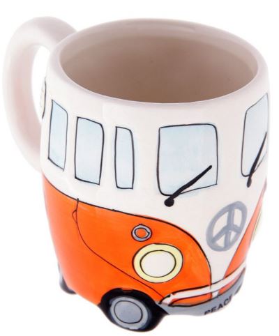 Boxed Ceramic Camper Van Shaped Mug