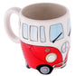 Boxed Ceramic Camper Van Shaped Mug