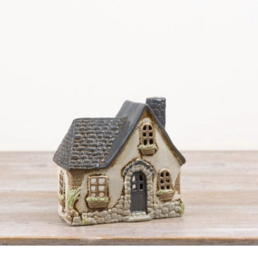 Ceramic Cottage Tealight Holder