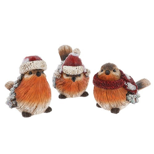 Christmas Robin Ornaments small
