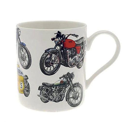 Boxed Mug with various superbikes images