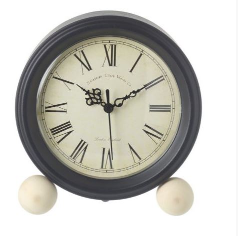 Mantel clock -Round with ball feet