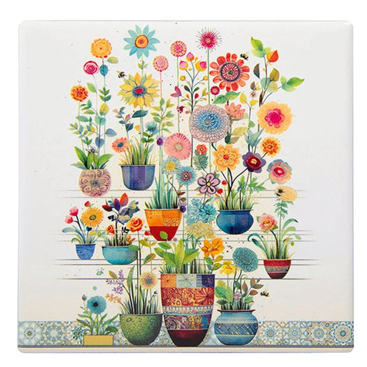 Coaster Bug Art Potted Plants