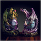 Dark Legends LED Geode Plinth Dragon Egg Ornament