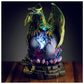Dark Legends LED Geode Plinth Dragon Egg Ornament