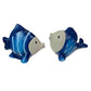 Small Dark Blue Ceramic Fish