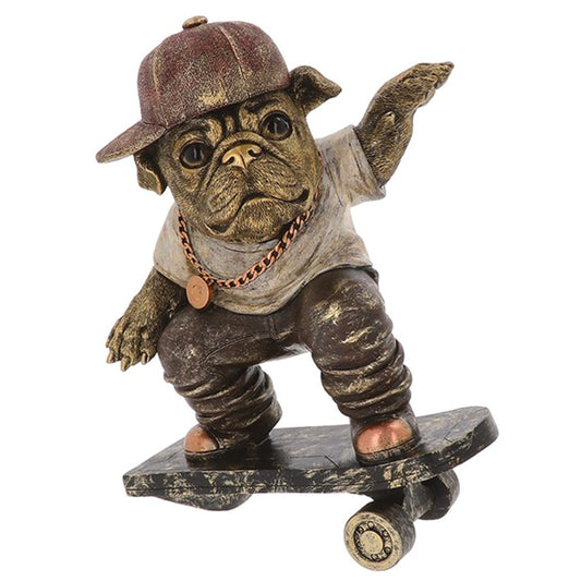 Dudes French Bulldog on a Skateboard