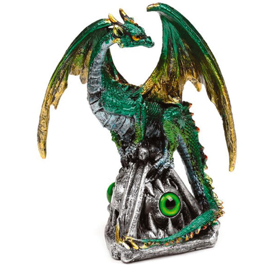 Dark Legends Emerald Eye Dragon Ornament