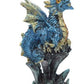 Enchanted Nightmare Dragon Mini Rock Crystal Ornament
