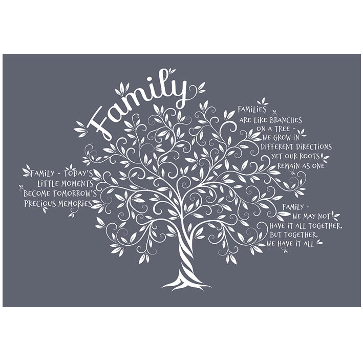 Framed Print.  Tree of Life - Family