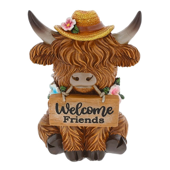 Garden Bloom Coo with Welcome Signs Ornament